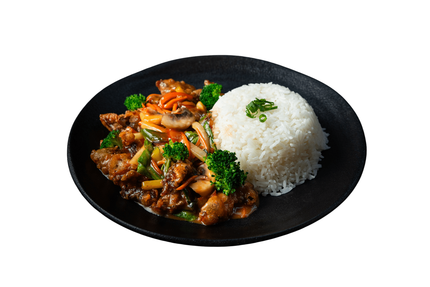 מוקפץ צ'ילי קוקוס בקר